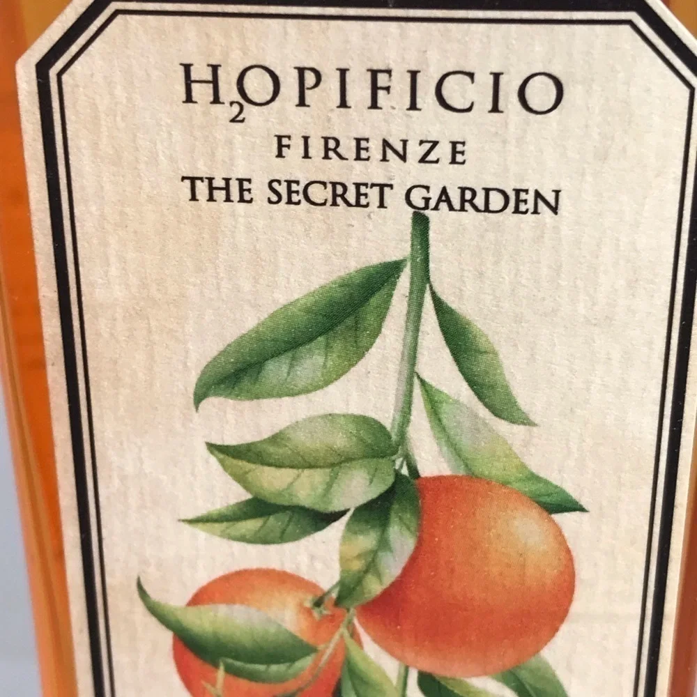 NEW - HOPIFICIO Firenze The Secret Garden Italian Orange Finest Liquid Soap